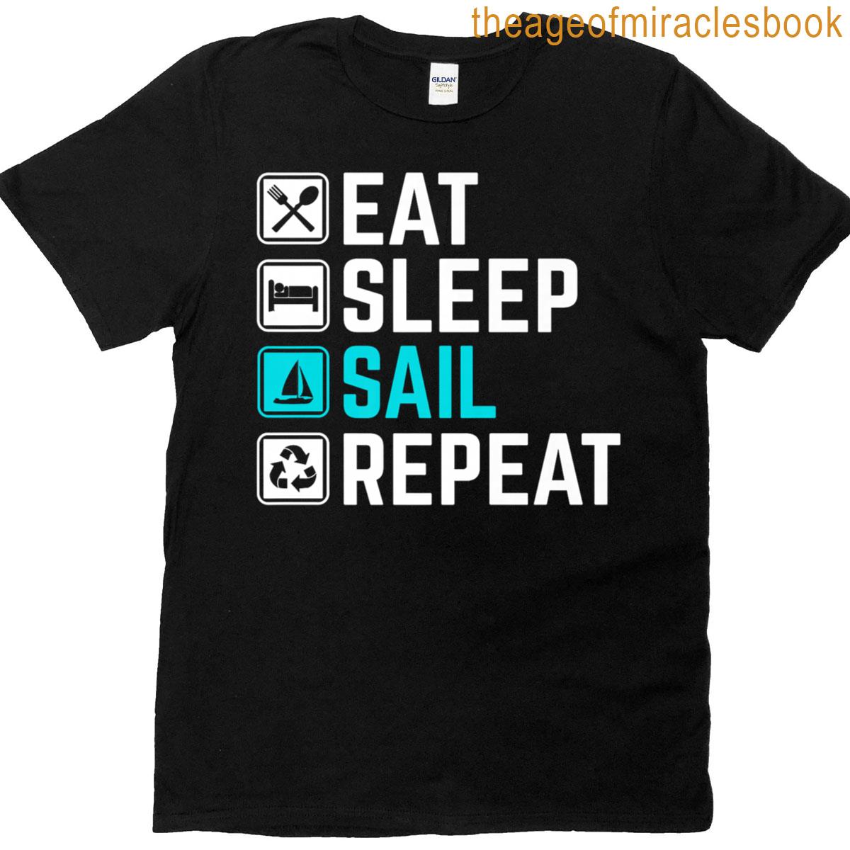 Eat Sleep Sail Repeat Premium T-shirt