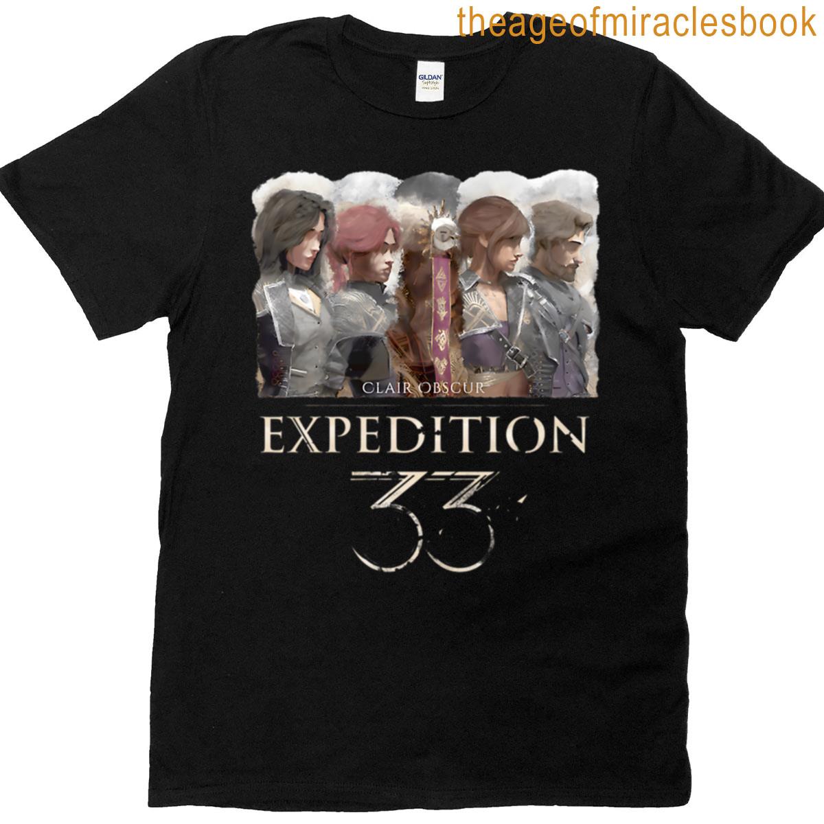 Expedition 33 Sci Fi Characters Art Limited Edition T-shirt