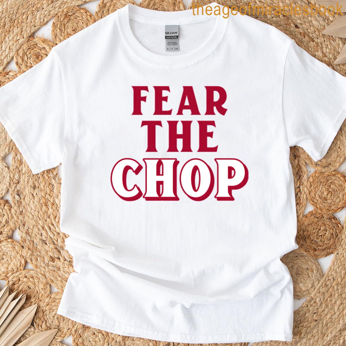 Fear The Chop Baseball T-shirt