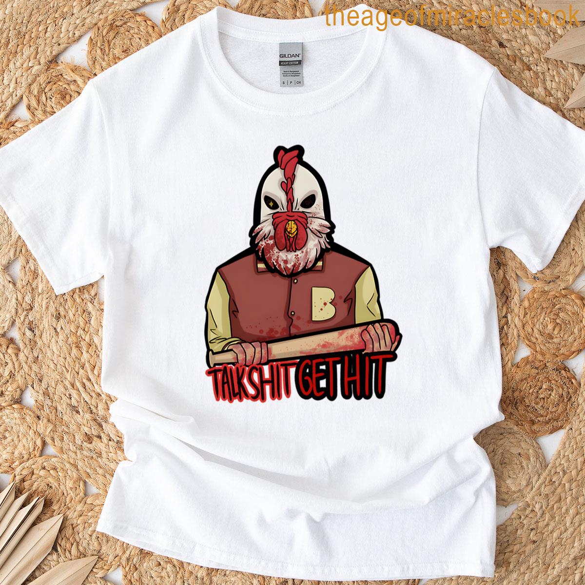 Hotline Miami – Jacket Sticker T-shirt