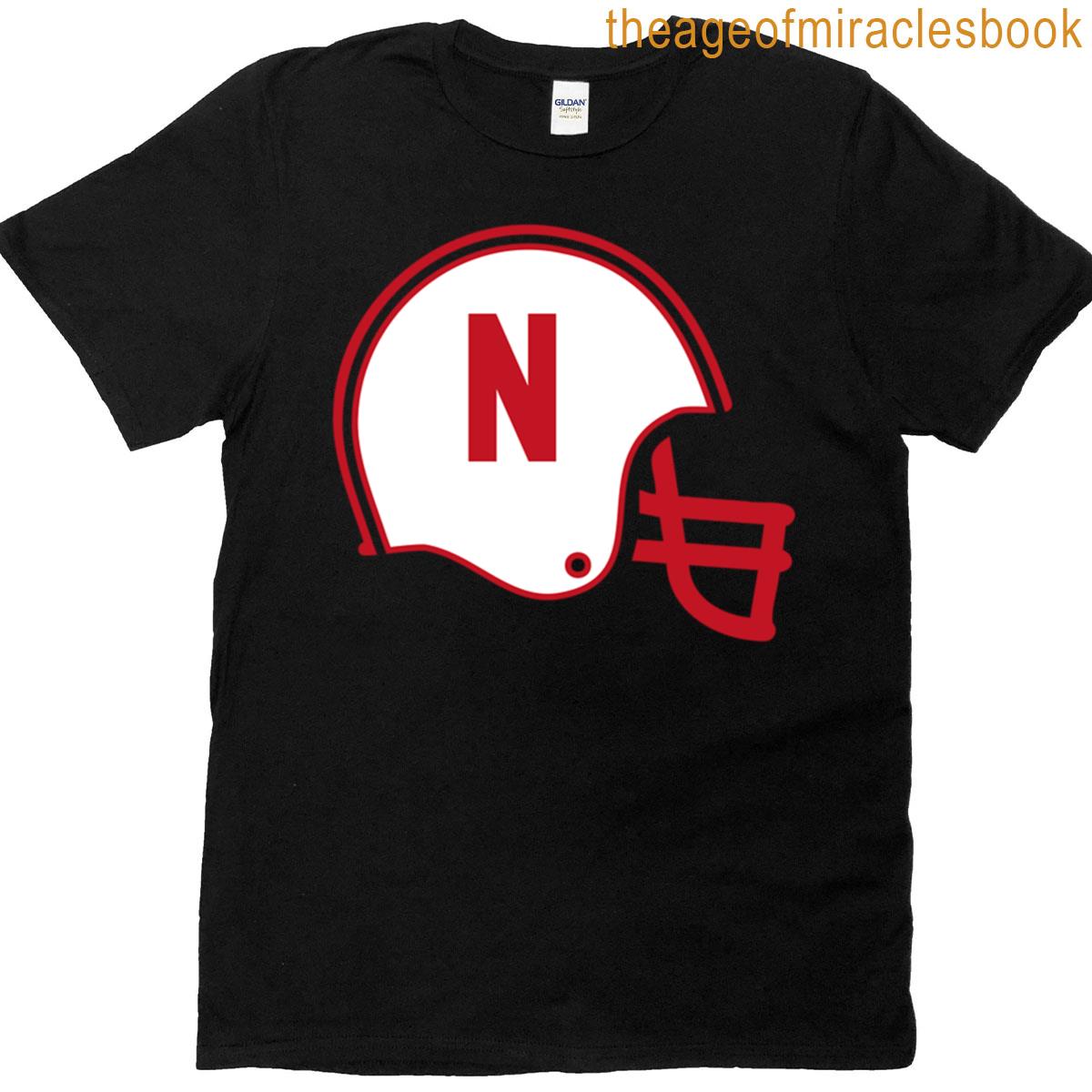 Nebraska Colors Helmet T-shirt