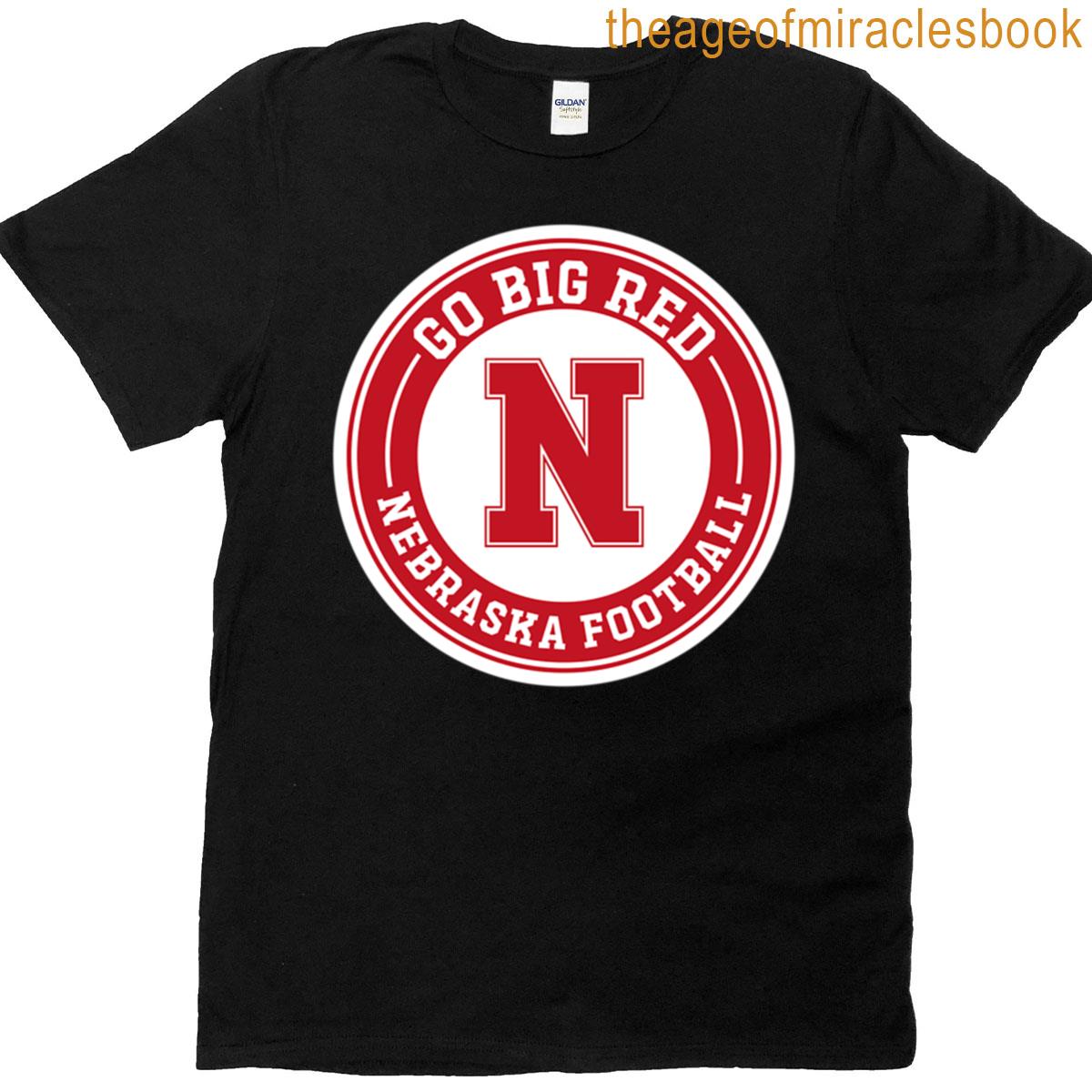 Nebraska Round Badge Oversized T-shirt