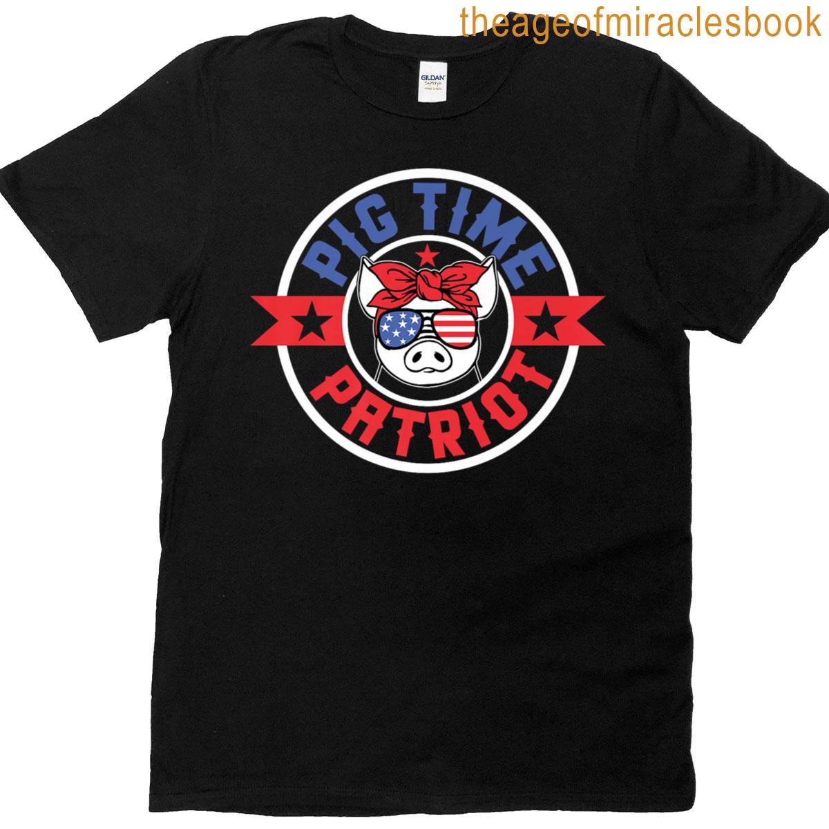 Pig Time Patriot Premium T-shirt