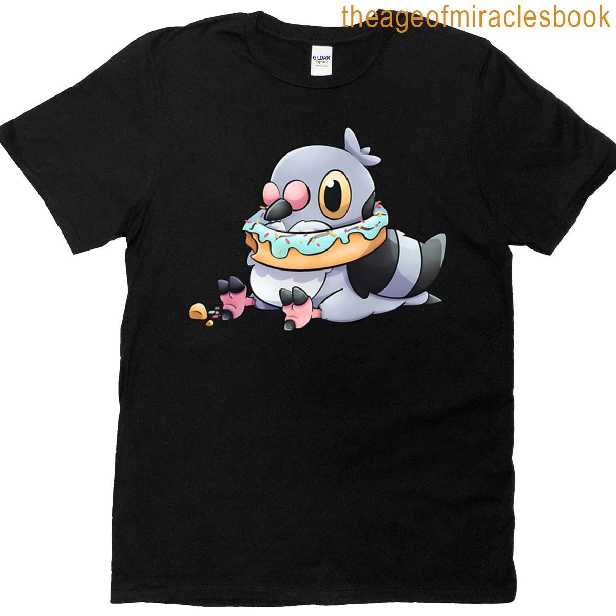 Pigeon With A Donut T-shirt