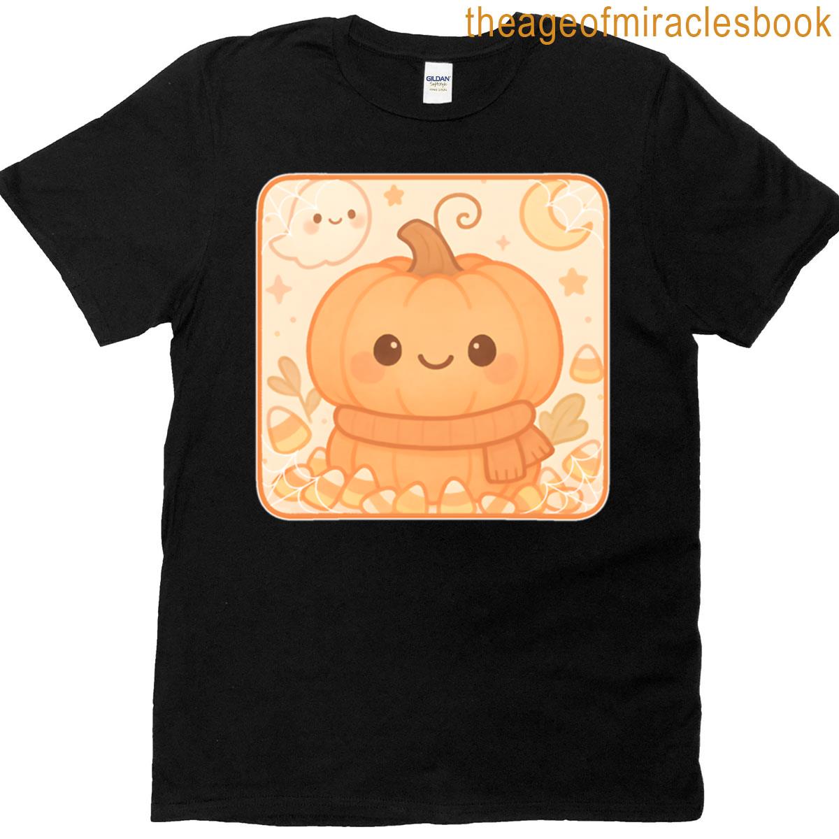 Pumpkin In A Scarf T-shirt