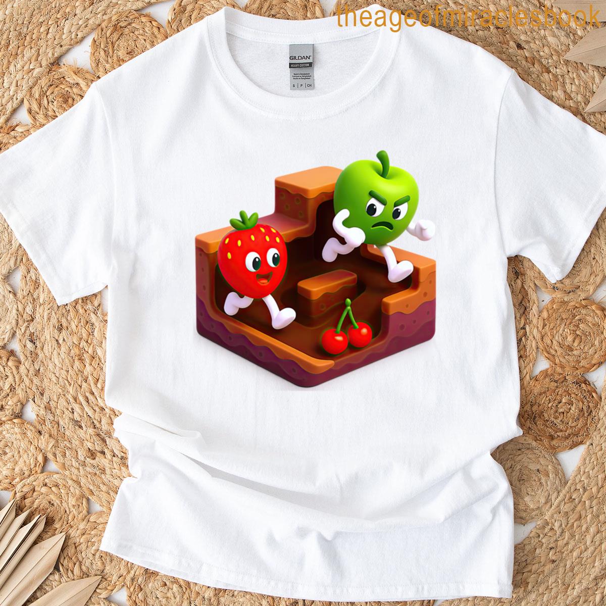 Tutti Frutti Retro Platform Game Commodore 16 Forgotten Gem T-shirt