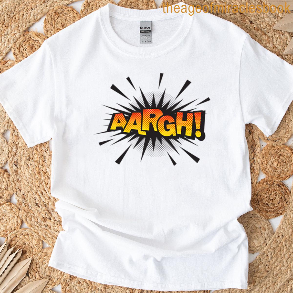 Aargh Comic Explosion Pop Art Expression Oversized T-shirt