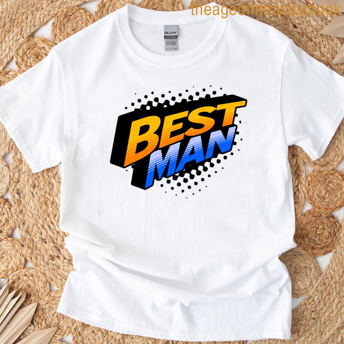 Best Man Superhero Comics T-shirt