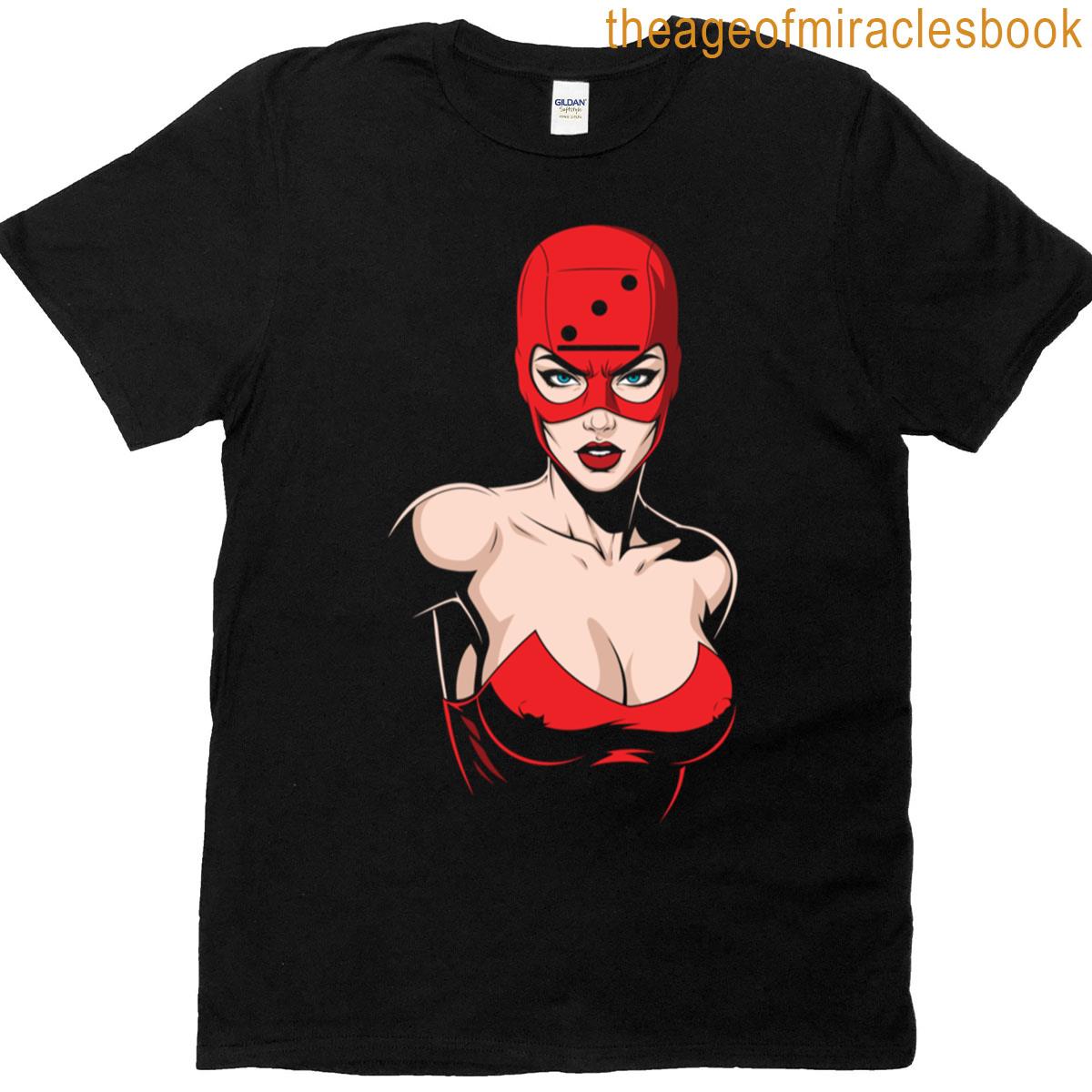 Bold Female Warrior Illustration T-shirt