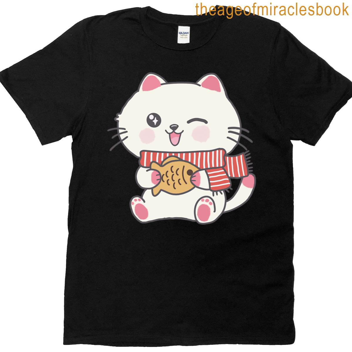 Cat With A Fish T-shirt