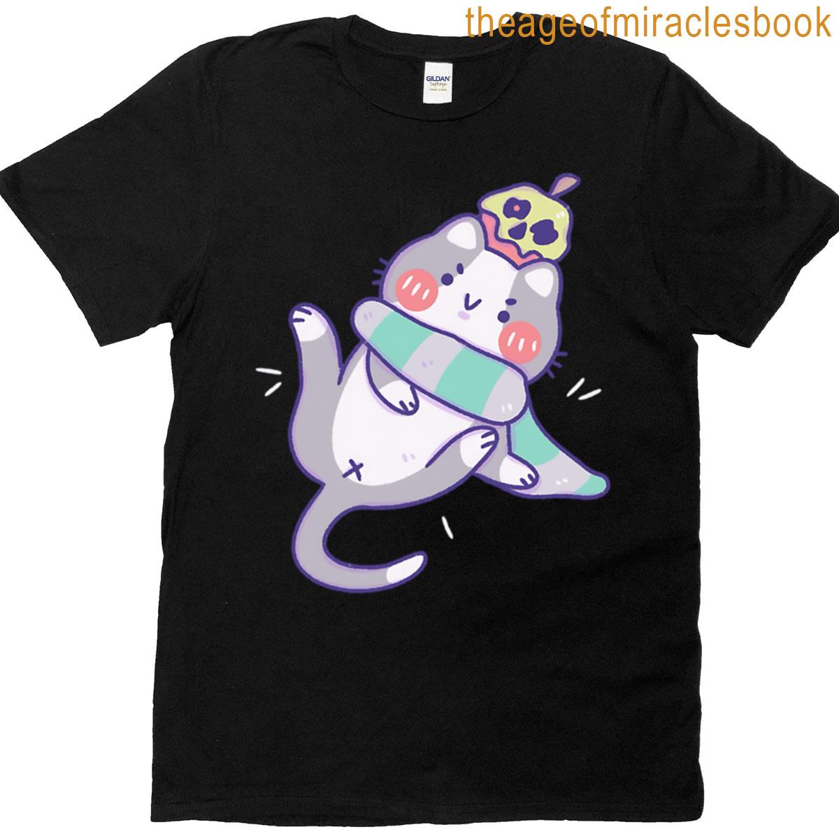 Cat With A Skull Hat T-shirt