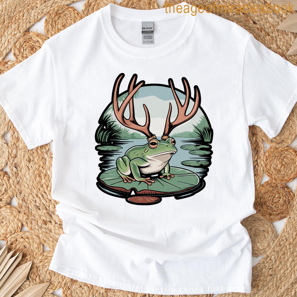 Jackalope Frog Cryptid Creature T-shirt
