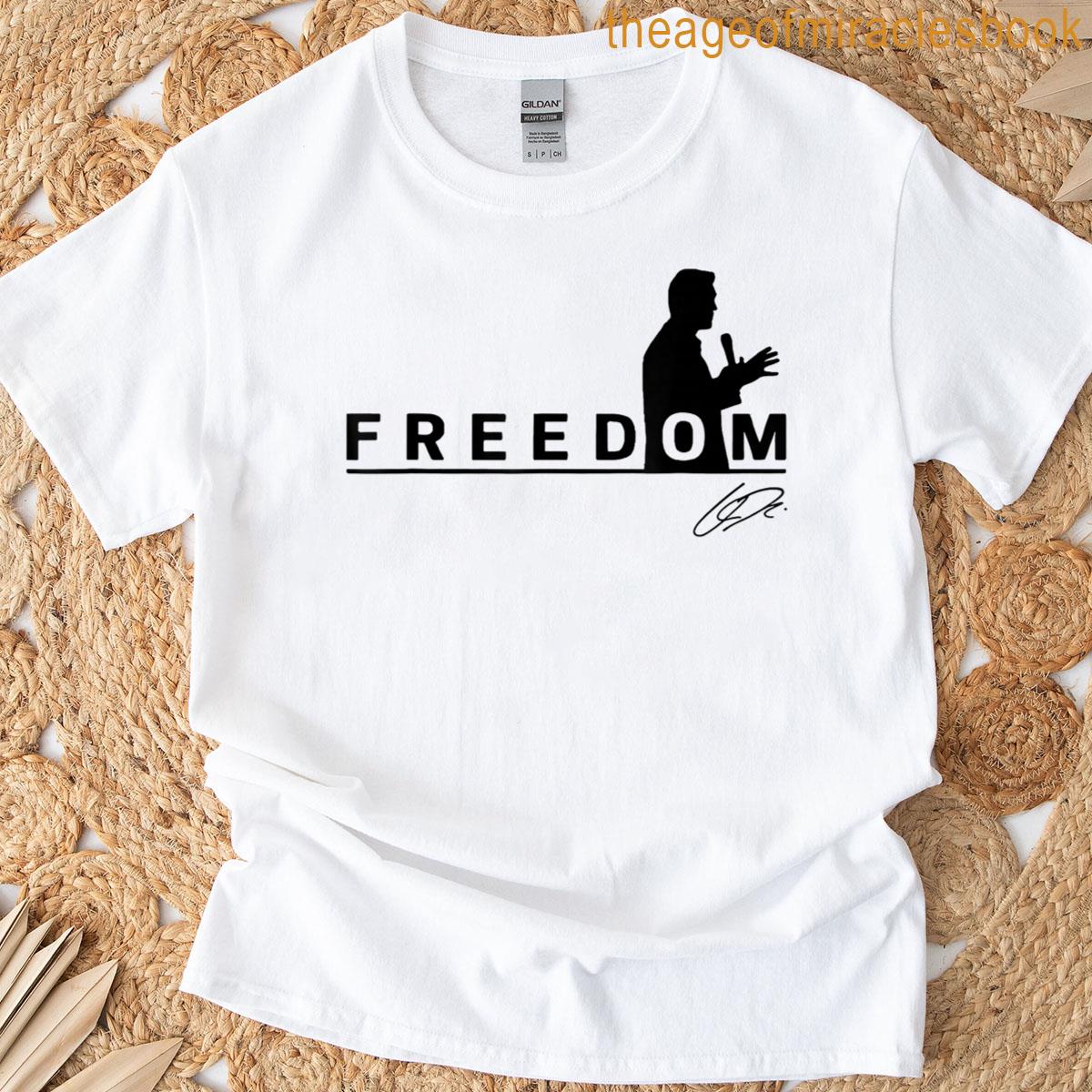 Patriotic Freedom With Ck Speech T-shirt