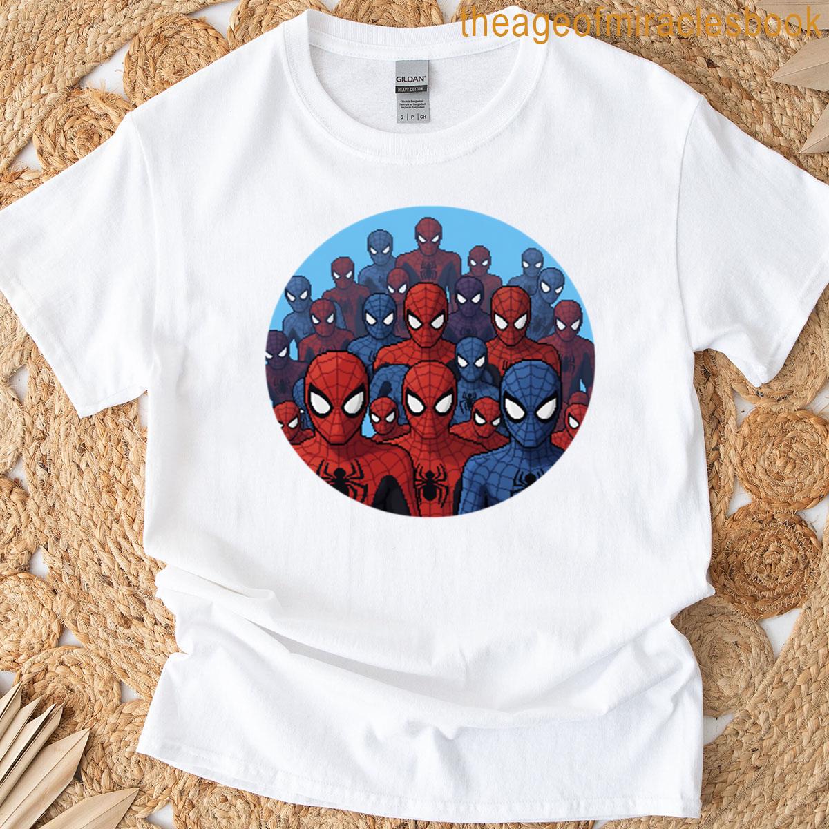 Pixel Art Spider-man Multiverse T-shirt