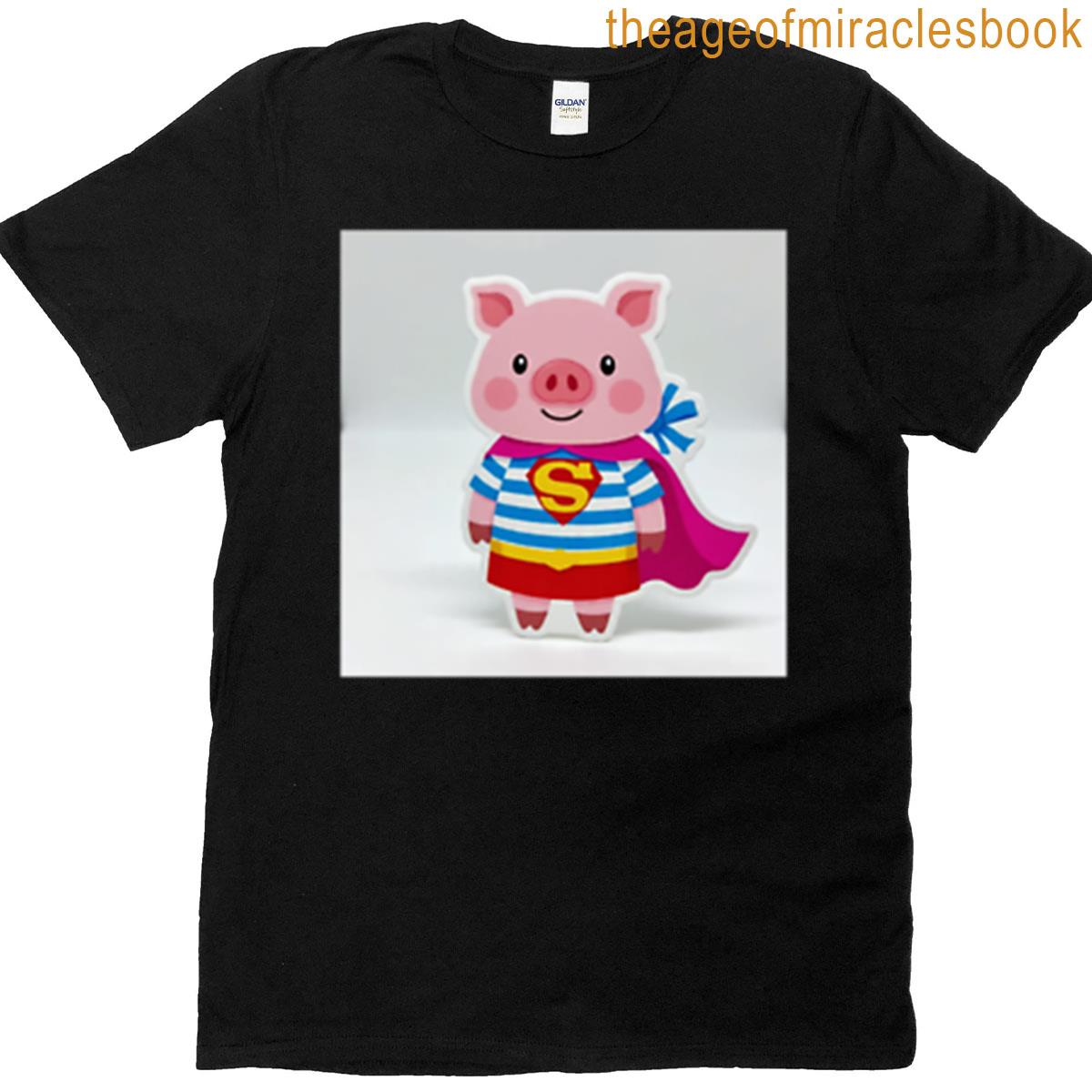 Super Piggy Sticker Premium T-shirt