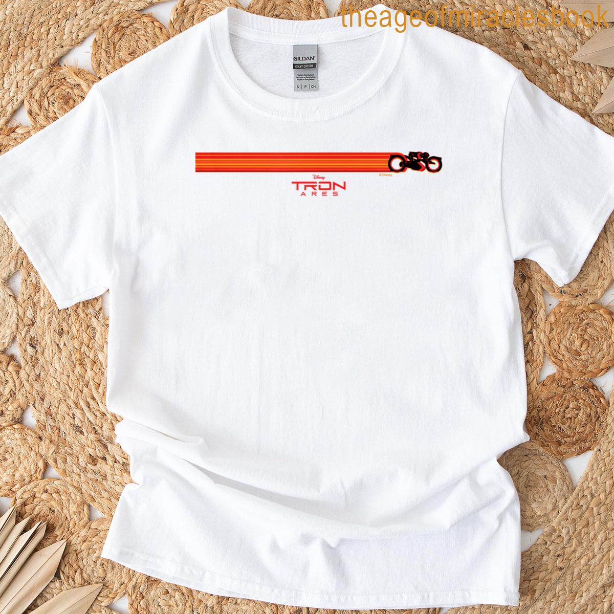 Tron Ares Lightcycle Speed Trail Digital Grid T-shirt