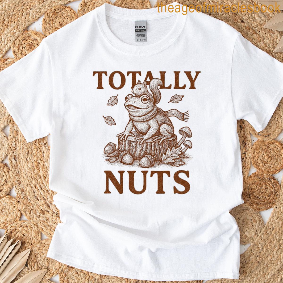 A Funny Vintage Frog Totally Nuts T-shirt