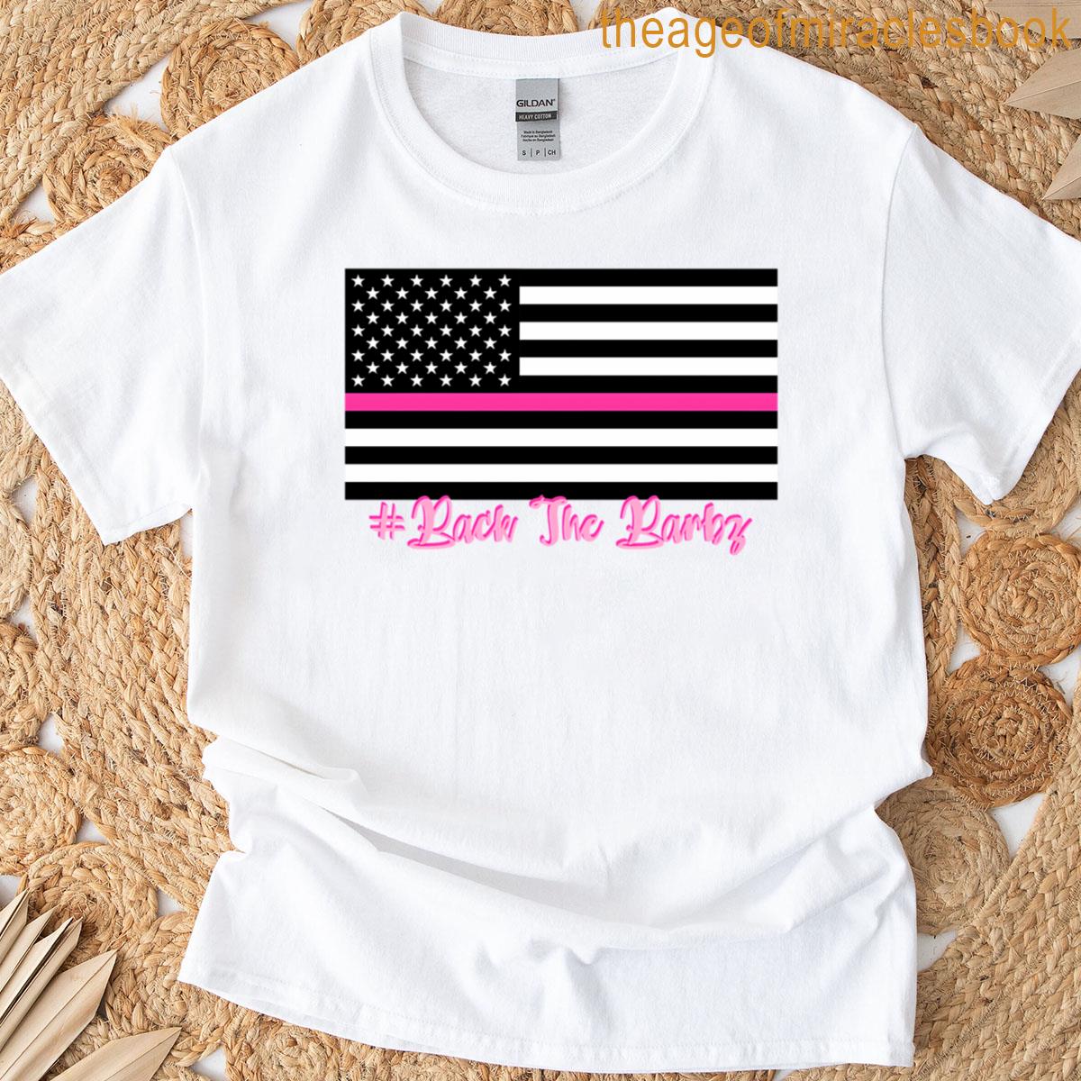 Barbz Meme Logo Flag Pink T-shirt