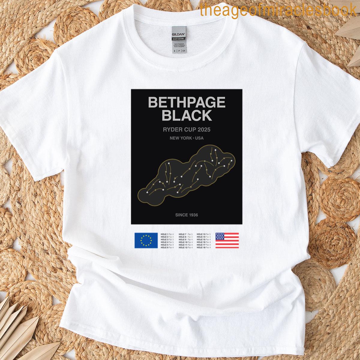 Bethpage Black Ryder Cup Poster T-shirt