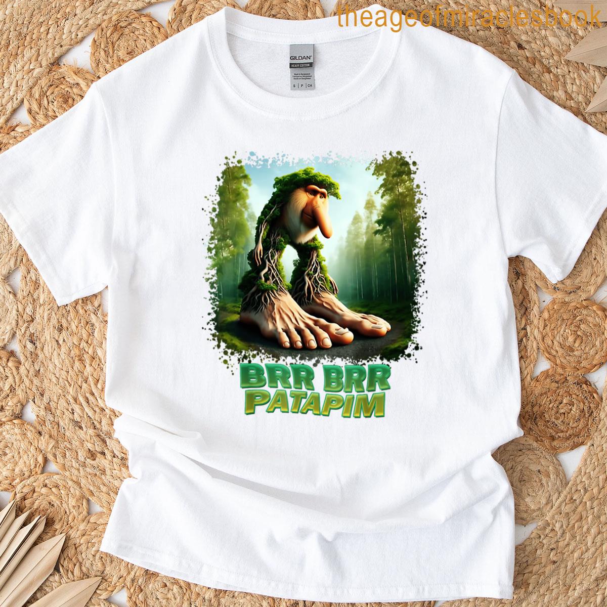 Brainrot Brr Brr Patapim Forest Goblin Meme Creature T-shirt