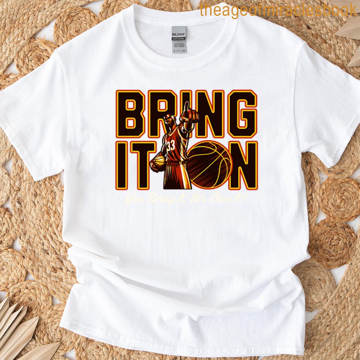 Bring It On Basketball Design T-shirt