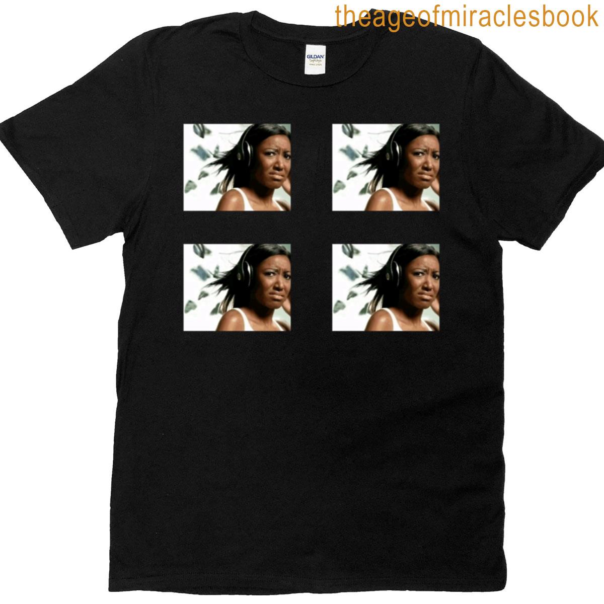 Disgust Face Headset Meme Pack T-shirt