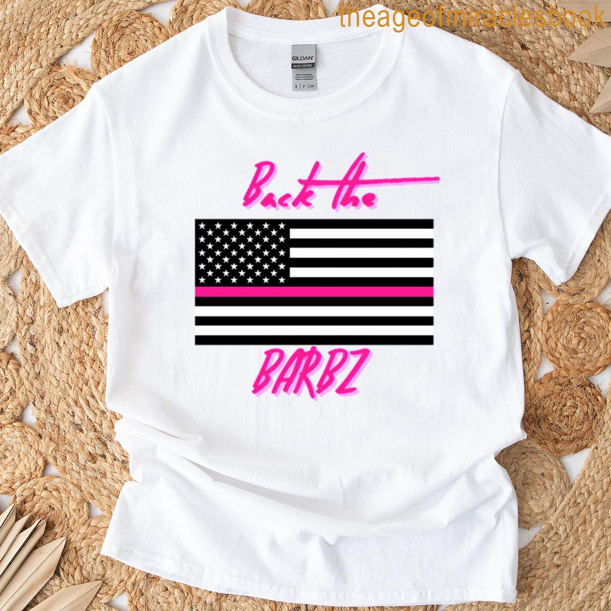 Flag Meme Logo Pink Barbz T-shirt