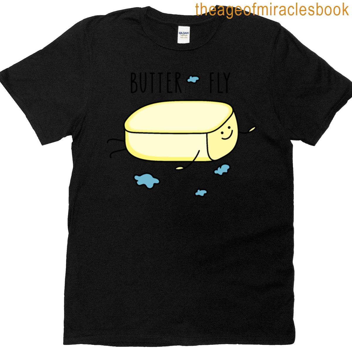 Funny Flying Butter T-shirt