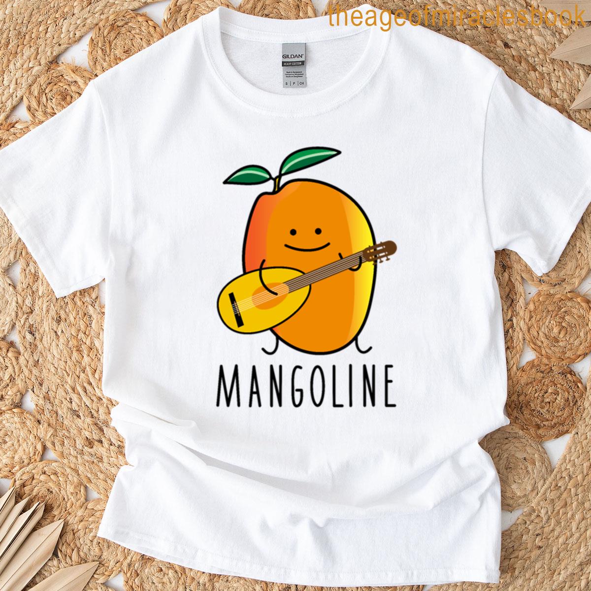 Funny Mango With Mandolin T-shirt