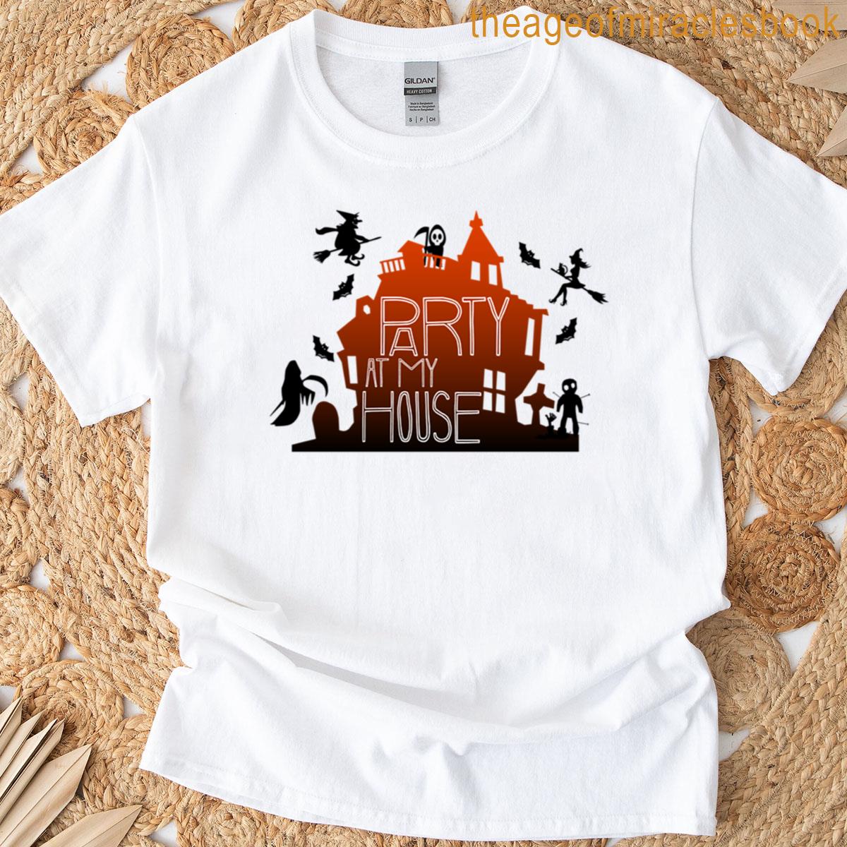 Halloween Party Orangeblack T-shirt