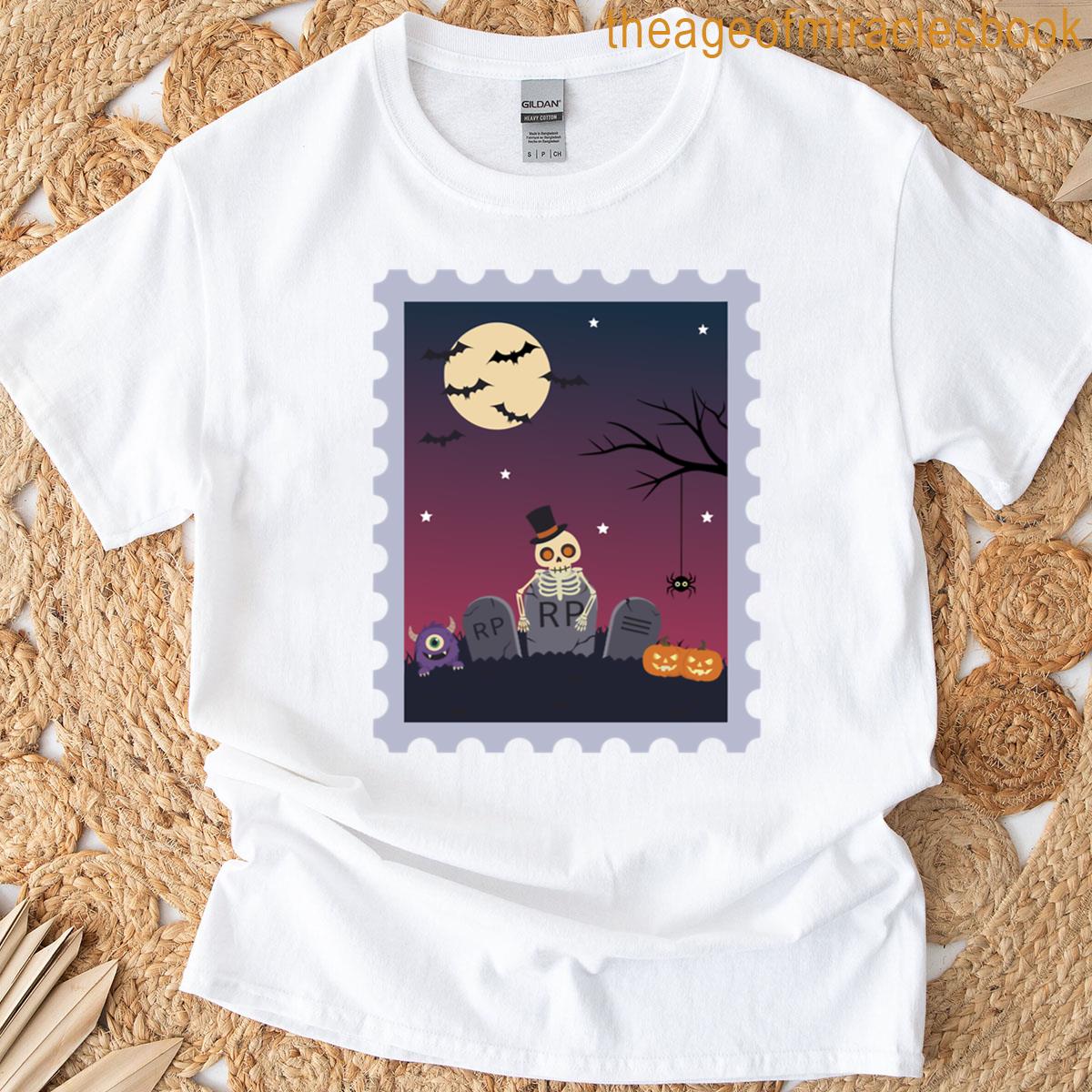 Halloween Spooky Cute Skeleton T-shirt
