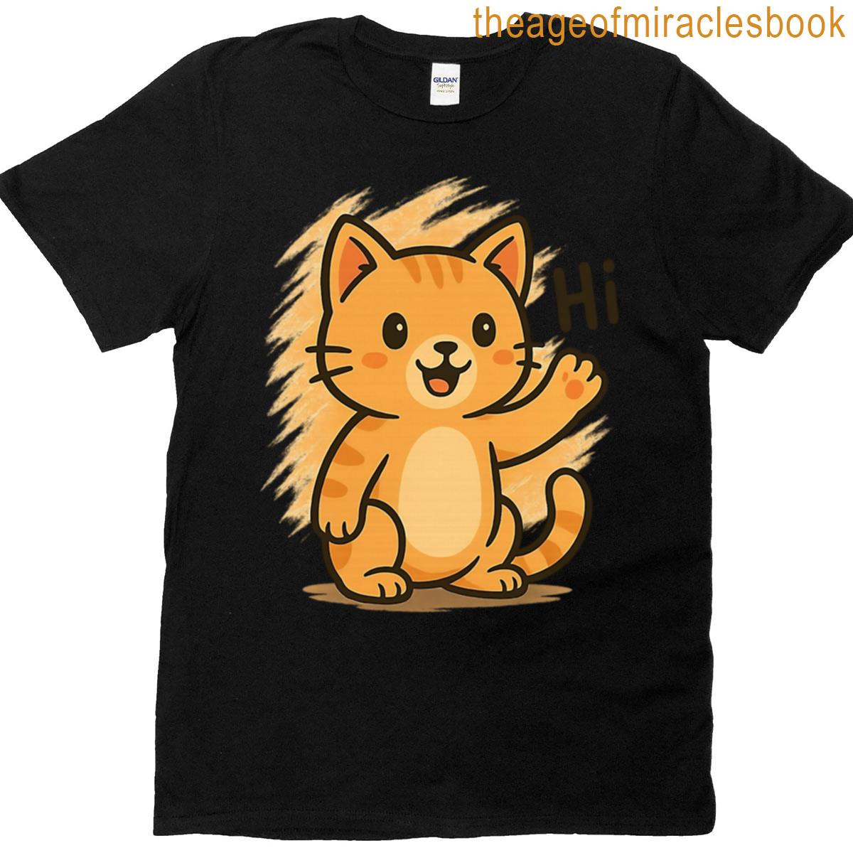 Kitty Saying Hi T-shirt