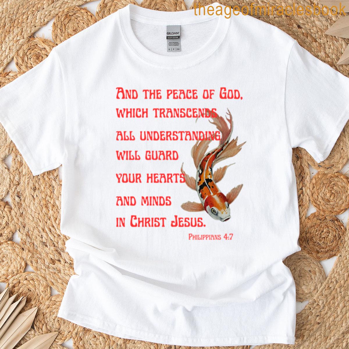 Koi Fish And Bible Verse T-shirt