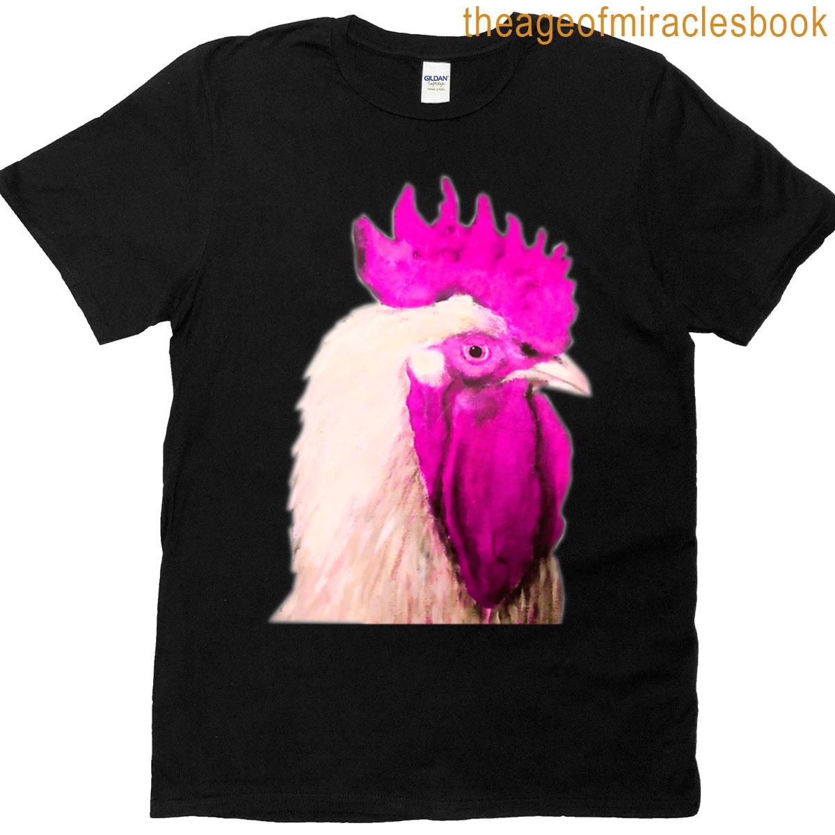 Pink Rooster T-shirt