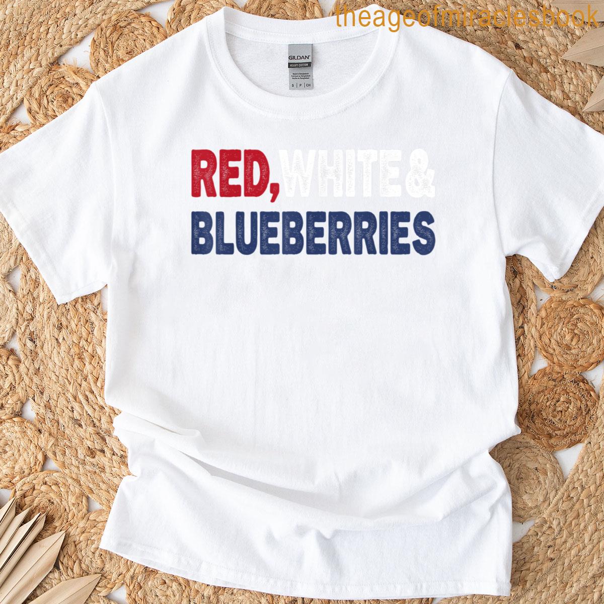 Red White And Blueberries T-shirt