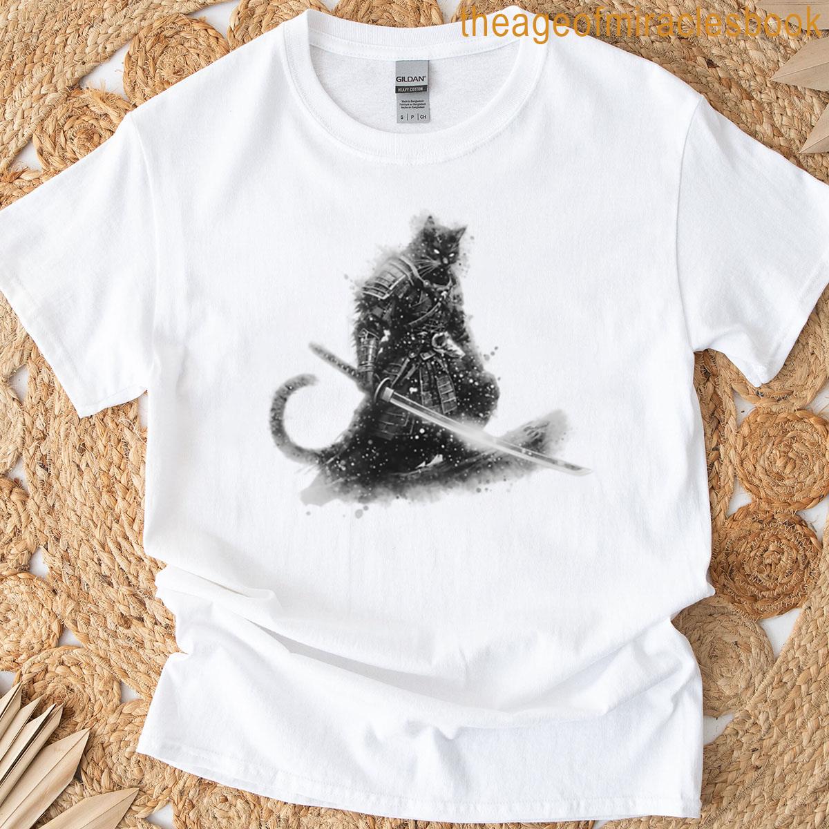Samurai Cat – Catana Warrior T-shirt