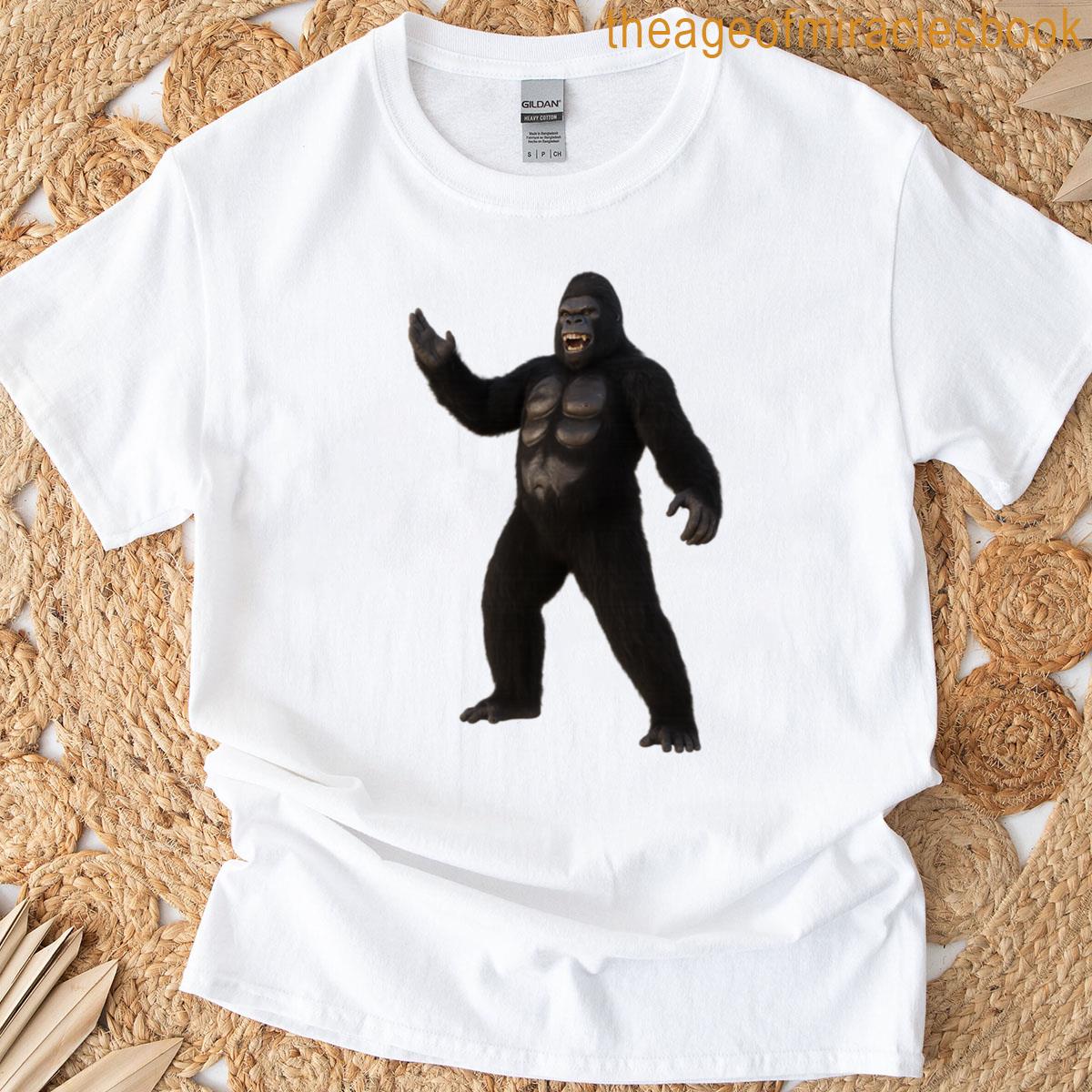 Spongebob Gorilla Attacks Patrick Star And Sandy T-shirt