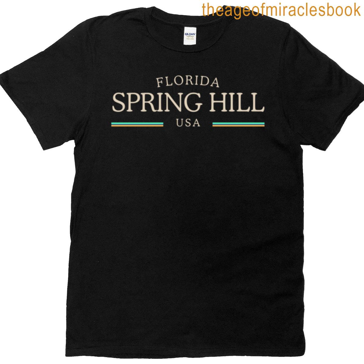 Spring Hill Florida Heritage Midnight T-shirt