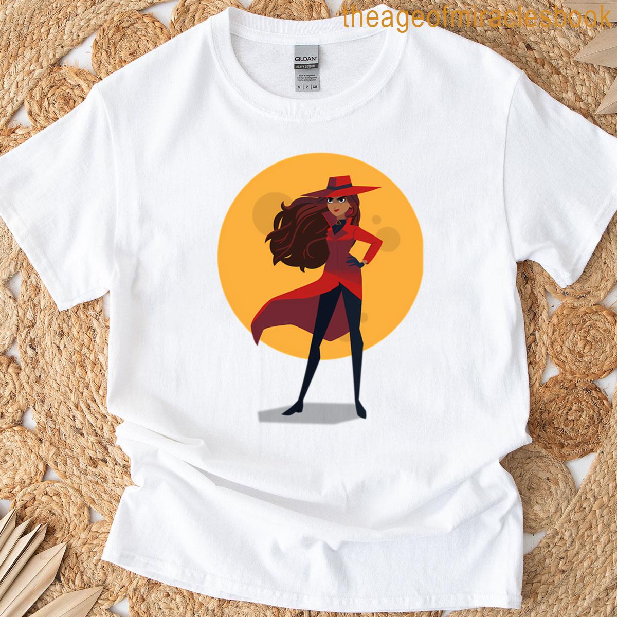 Trench Detective Hat Red Coat T-shirt