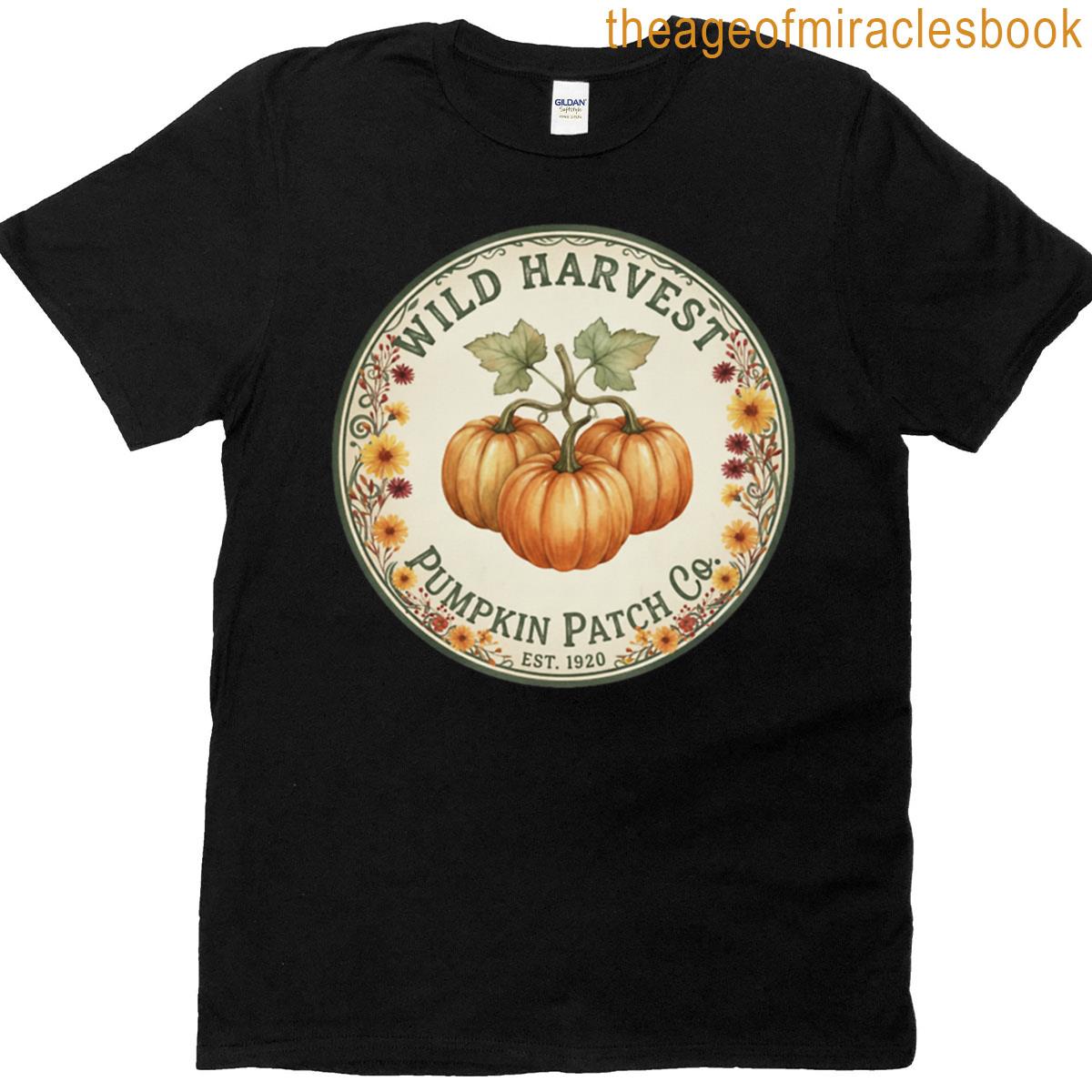 Vintage Fruit Label – Pumpkins T-shirt