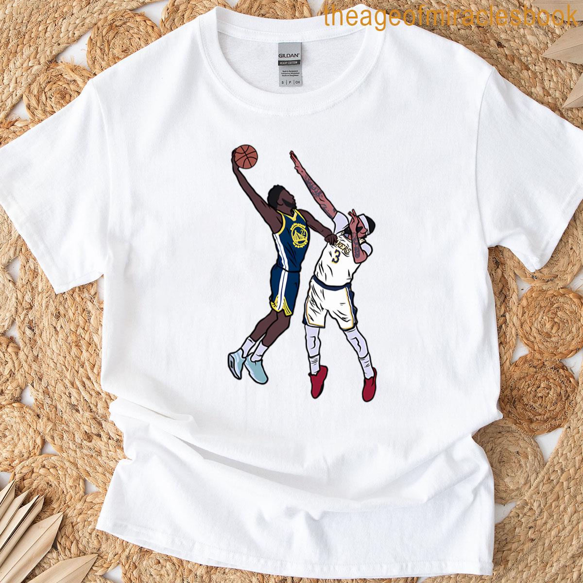 Andrew Wiggins Dunks On Anthony Davis T-shirt