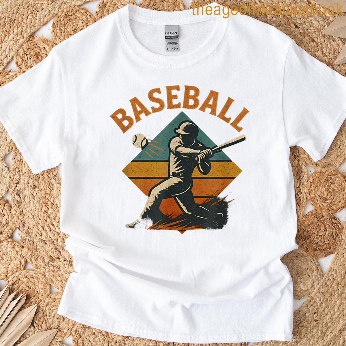 Baseball Retro Style Player Vintage T-shirt