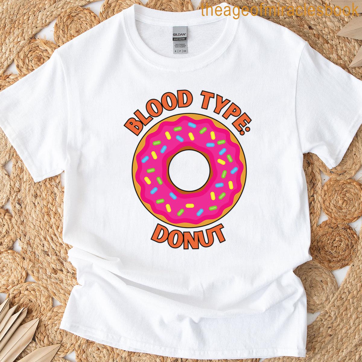 Blood Type Donut T-shirt