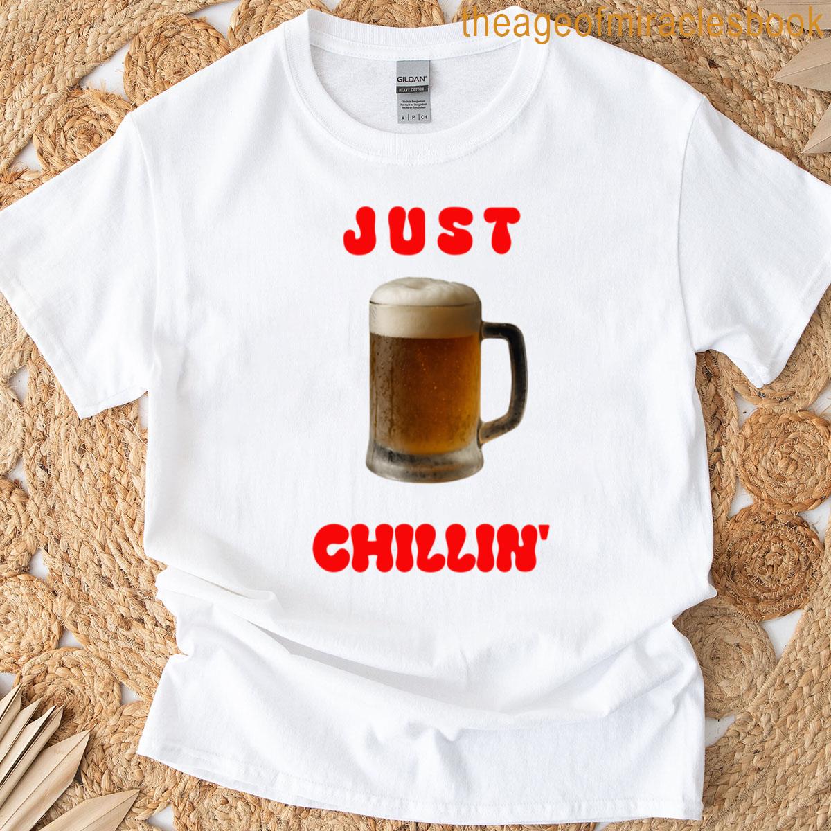 Just Chillin Beer Mug T-shirt