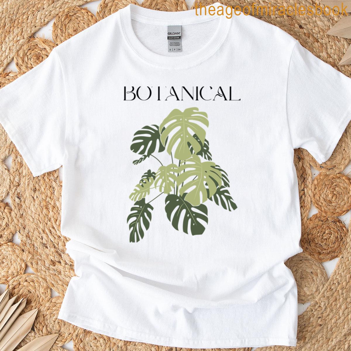 Monstera Majesty Stylized Tropical T-shirt