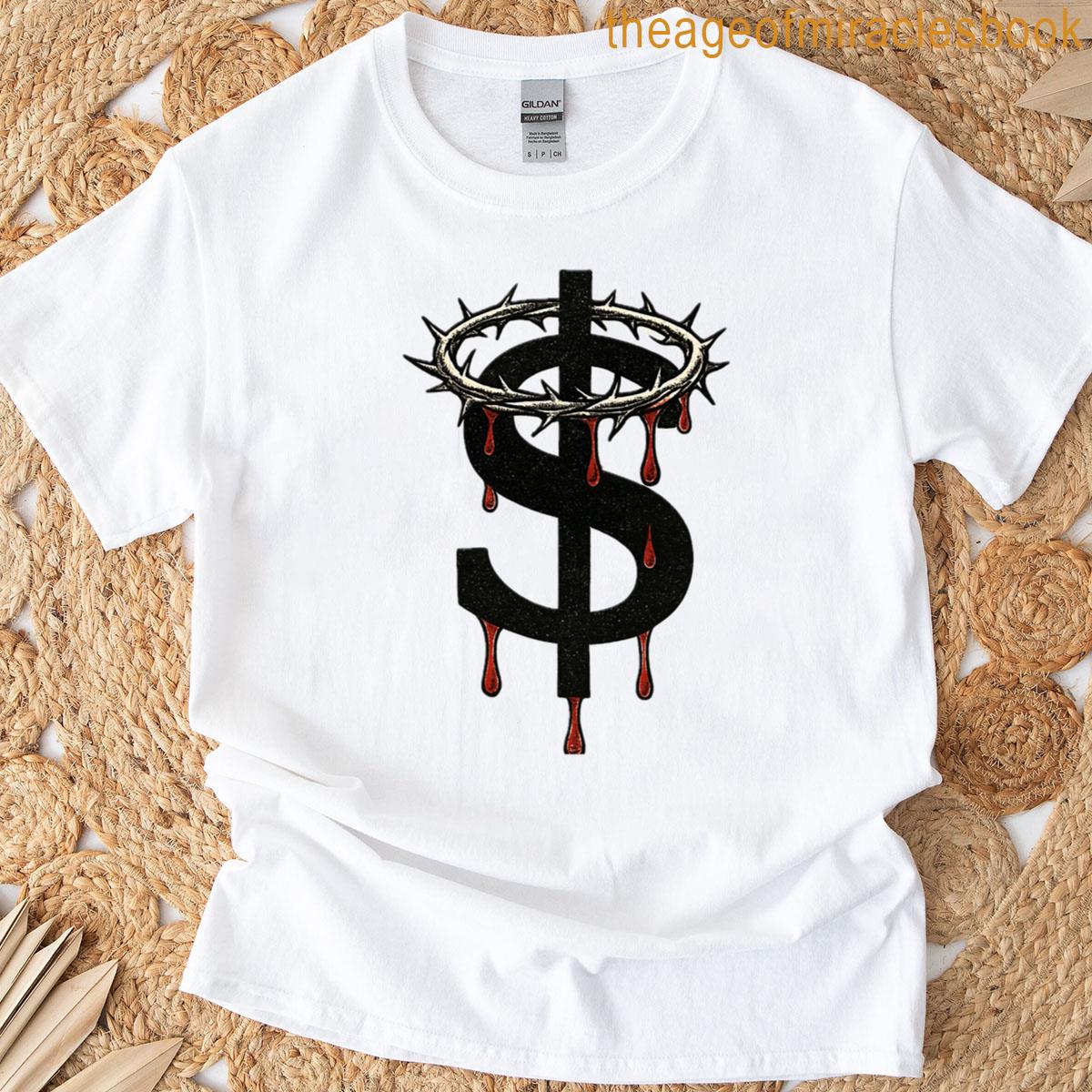 Moral Class Satire Sticker T-shirt
