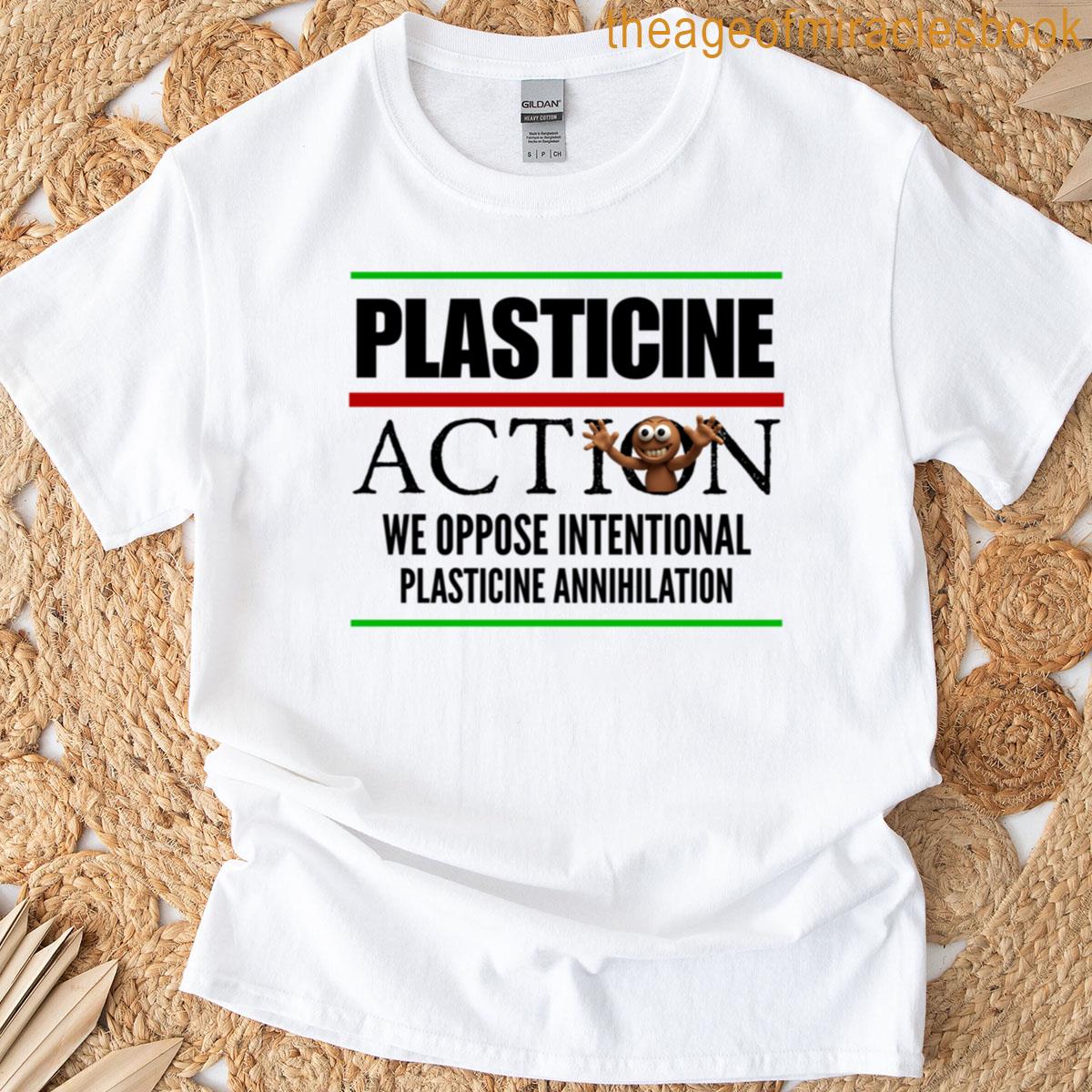 Plasticine Character Satire T-shirt