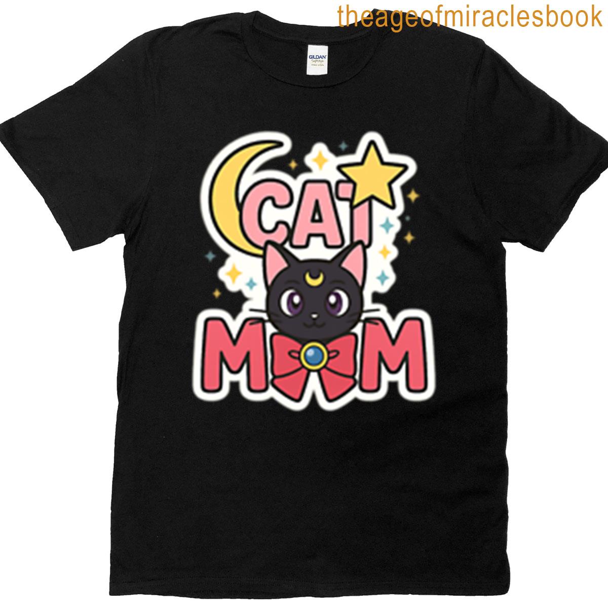 Sailor Cat Mom T-shirt