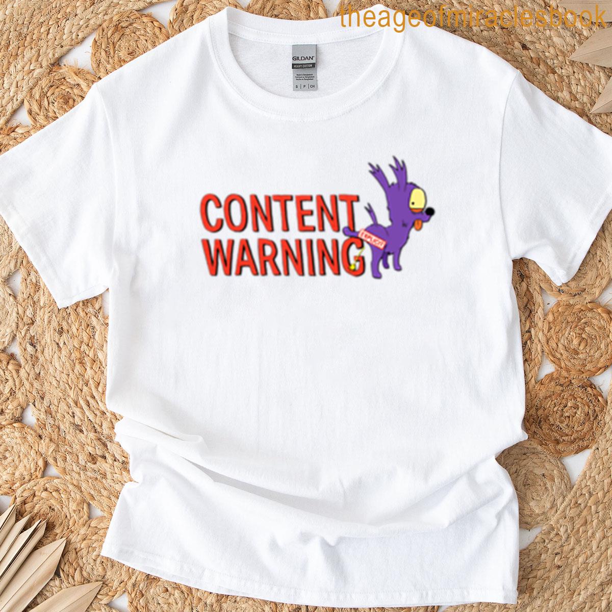 Scotty Content Warning T-shirt
