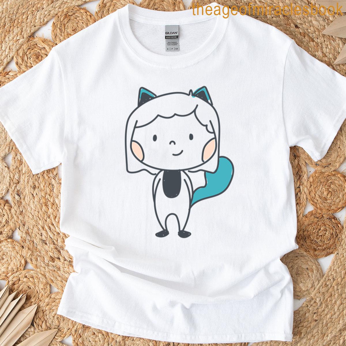 Turquoise Tail Girl T-shirt